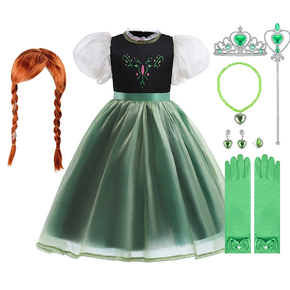 2022 New Disney Children Anna Princess Costume Girls Frozen Cosplay Dresses Embroidery Dress Halloween Deluxe Clothes 3-10 Years
2022 New Disney Children Anna Princess Costume Girls Frozen Cosplay Dresses Embroidery Dress Halloween Deluxe Clothes 3-10 Years