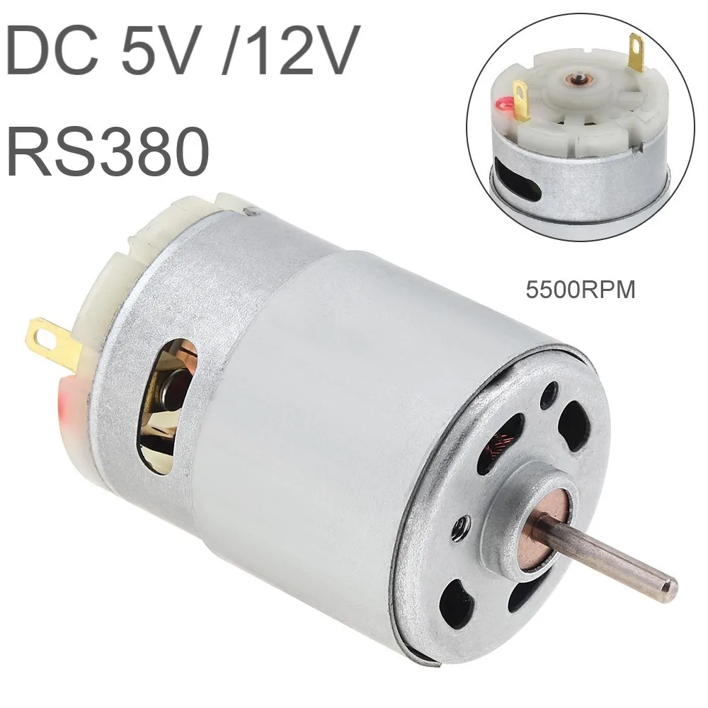 Микромотор RS380 5В/12В
Микромотор RS380 5В/12В