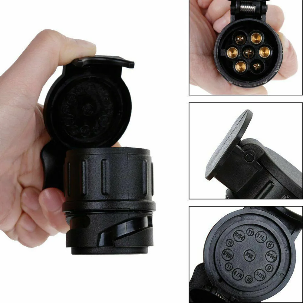 Adapter 13 To 7 Pin Adapter 13 To 7 Pin 1pcs For European Standard Trailer Socket Adapter Tractor For Trailer New Quality Useful
Adapter 13 To 7 Pin Adapter 13 To 7 Pin 1pcs For European Standard Trailer Socket Adapter Tractor For Trailer New Quality Useful