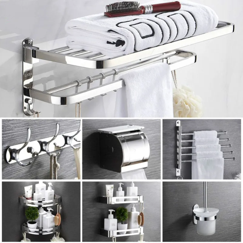 Bathroom Hardware Set Stainless Steel Hand Towel Bar Toilet Paper Holder Robe Towel Hooks Round Wall Mounted
Bathroom Hardware Set Stainless Steel Hand Towel Bar Toilet Paper Holder Robe Towel Hooks Round Wall Mounted
