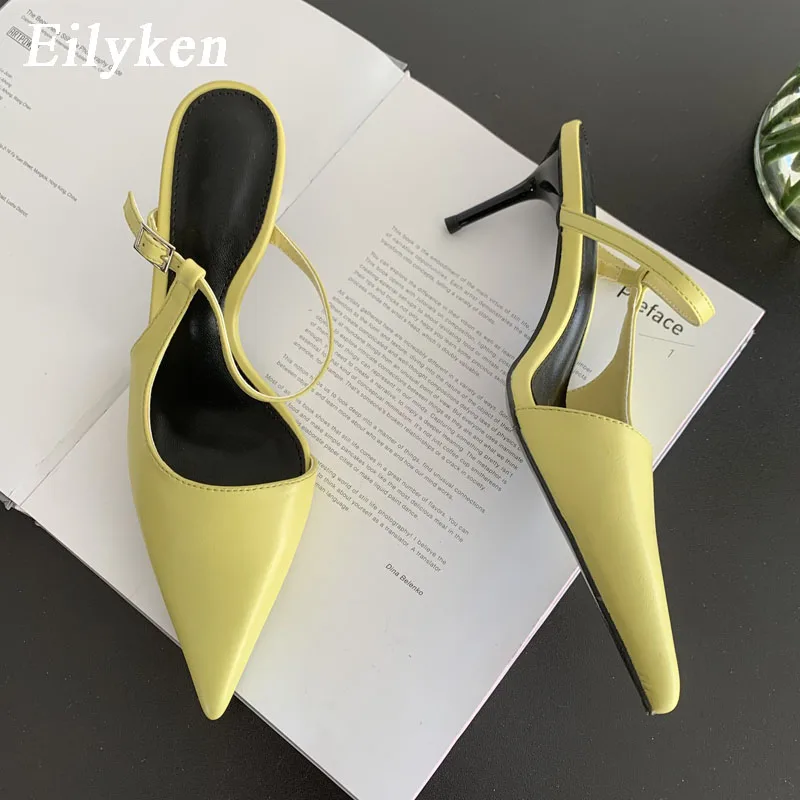 Eilyken/Новинка 2023 года; Сезон весна; Брендовые женские шлепанцы; Модные женские элегантные туфли без застежки с острым носком; Туфли-лодочки на...
Eilyken/Новинка 2023 года; Сезон весна; Брендовые женские шлепанцы; Модные женские элегантные туфли без застежки с острым носком; Туфли-лодочки на...