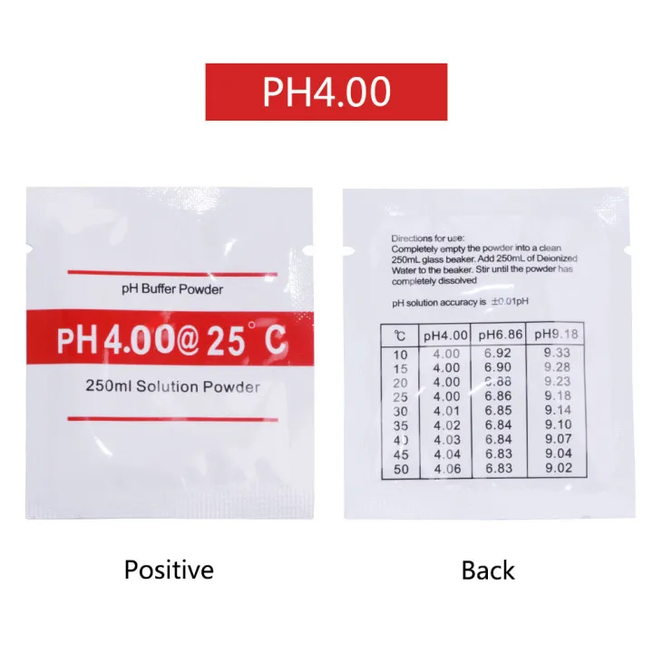 15pcs PH Buffer Powder Measure Calibration Solution Ph 4.00 PH 6.86 PH 9.18 Point For PH Test Meter Measurement Measure Tool
15pcs PH Buffer Powder Measure Calibration Solution Ph 4.00 PH 6.86 PH 9.18 Point For PH Test Meter Measurement Measure Tool