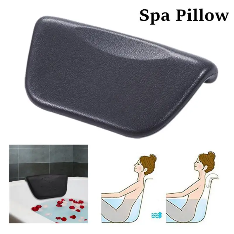 Spa Bath Tub Pillow PU Bath Cushion With Non-Slip Suction Cups Ergonomic Home Spa Headrest For Relaxing Bath Pillow Bathtub
Spa Bath Tub Pillow PU Bath Cushion With Non-Slip Suction Cups Ergonomic Home Spa Headrest For Relaxing Bath Pillow Bathtub