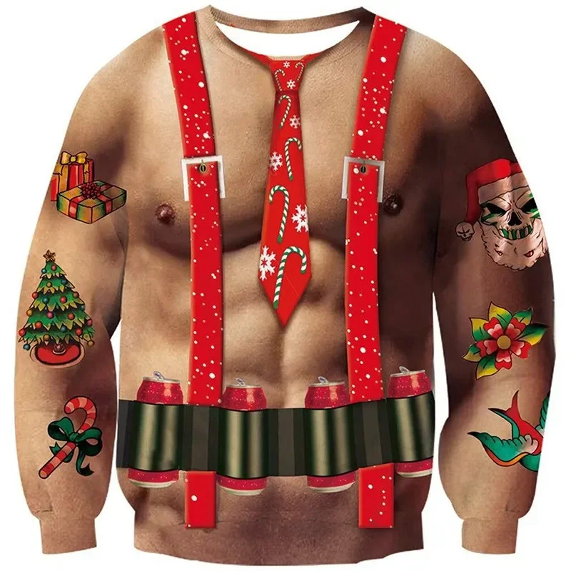 2023 Winter New Christmas 3D Digital Printing Round Neck Casual Loose Fashion Sweater Men's And Women's Pullovers
2023 Winter New Christmas 3D Digital Printing Round Neck Casual Loose Fashion Sweater Men's And Women's Pullovers