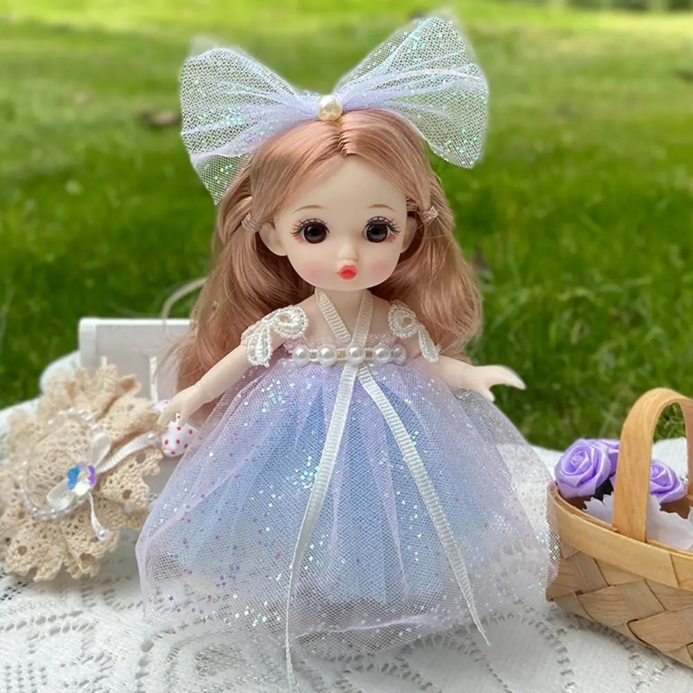 16 Cm Big Eyes Princess BJD Doll Movabl Korean Makeup Look 13 Movable Joints Mini Girl Toy Cute Thick Hair 16cm Bjd Doll
16 Cm Big Eyes Princess BJD Doll Movabl Korean Makeup Look 13 Movable Joints Mini Girl Toy Cute Thick Hair 16cm Bjd Doll