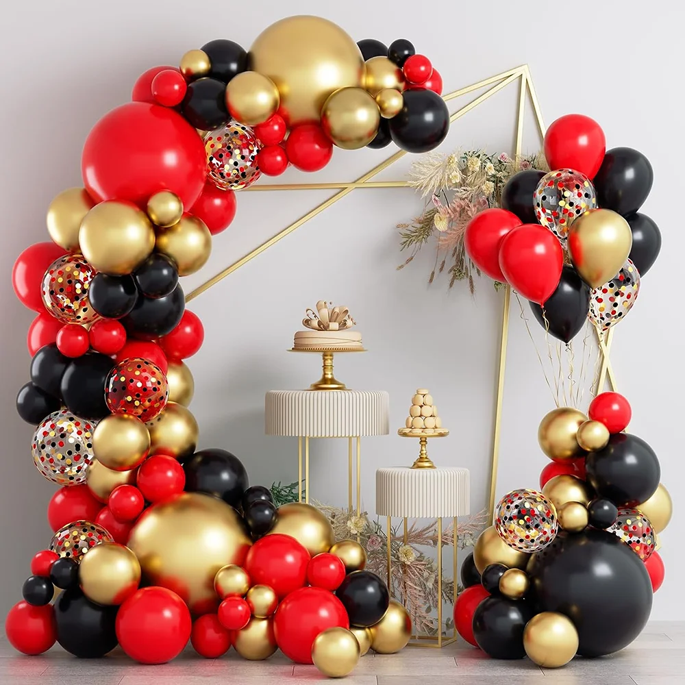 Red Black Gold Balloons Garland Kit Metallic Gold Confetti Balloon Arch Wedding Birthday Graduation Baby Shower Party Decoration
Red Black Gold Balloons Garland Kit Metallic Gold Confetti Balloon Arch Wedding Birthday Graduation Baby Shower Party Decoration