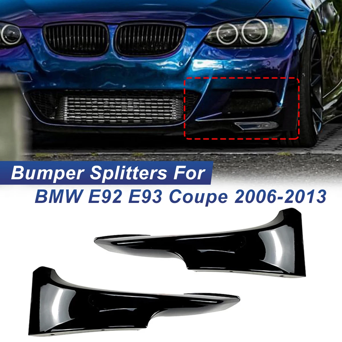 MP Style Front Bumper Lip Splitter Body Kit For BMW 3 Series E92 E93 Coupe 2006-2013 M-Sport Splitter Sport Exterior Tuning
MP Style Front Bumper Lip Splitter Body Kit For BMW 3 Series E92 E93 Coupe 2006-2013 M-Sport Splitter Sport Exterior Tuning