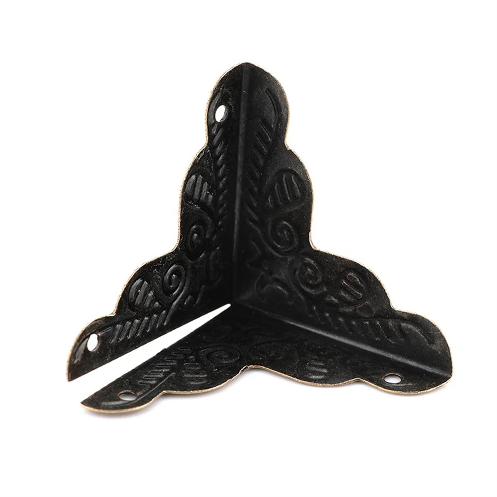 12Pcs 36mm Zinc Alloy Jewelry Wooden Box Triangle Corner Decorative Protectors Furniture Carved Table Corner Brackets Protection
12Pcs 36mm Zinc Alloy Jewelry Wooden Box Triangle Corner Decorative Protectors Furniture Carved Table Corner Brackets Protection