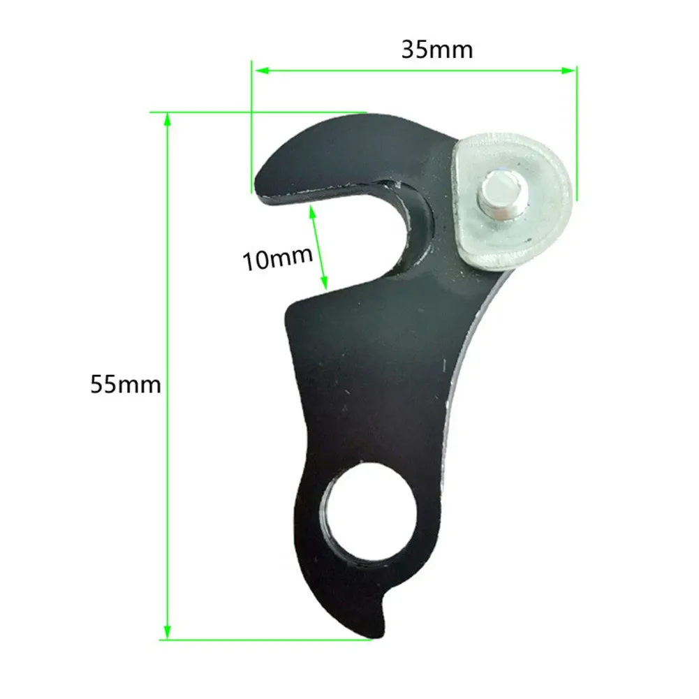 25g Bike Rear Derailleur Hanger 55*35mm Bike Converter Good Texture Iron Practical Rear Derailleur Hanger With Bolt
25g Bike Rear Derailleur Hanger 55*35mm Bike Converter Good Texture Iron Practical Rear Derailleur Hanger With Bolt