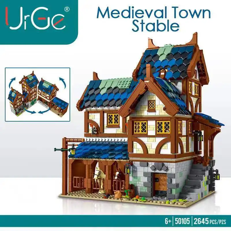 Urge Ideas The Medieval Town Stable Moc Modular Building Blocks City Street View Retro Cabin House Brick Set Toy Kid Gifts 21325
Urge Ideas The Medieval Town Stable Moc Modular Building Blocks City Street View Retro Cabin House Brick Set Toy Kid Gifts 21325