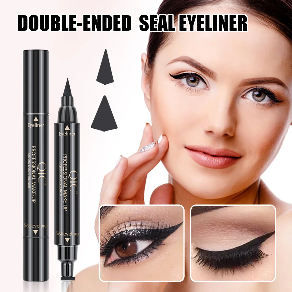 Double-Ended Seal Eyeliner Stamp Waterproof Long Lasting Liquid Eyeliner Pen Quick Dry Cat Eye Liner Wing Liner Pencil
Double-Ended Seal Eyeliner Stamp Waterproof Long Lasting Liquid Eyeliner Pen Quick Dry Cat Eye Liner Wing Liner Pencil