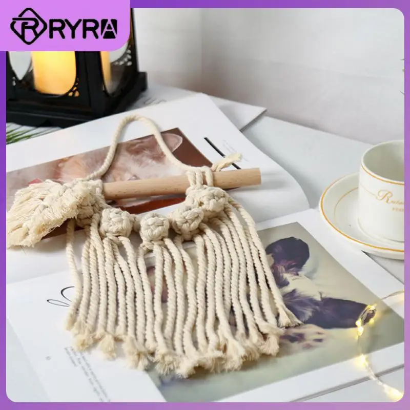 Woven Tapestry Hand-woven Pendant Wall Hanging Art Bohemian Crafts Macrame Decoration Home Bedroom Decoration Tapestry
Woven Tapestry Hand-woven Pendant Wall Hanging Art Bohemian Crafts Macrame Decoration Home Bedroom Decoration Tapestry