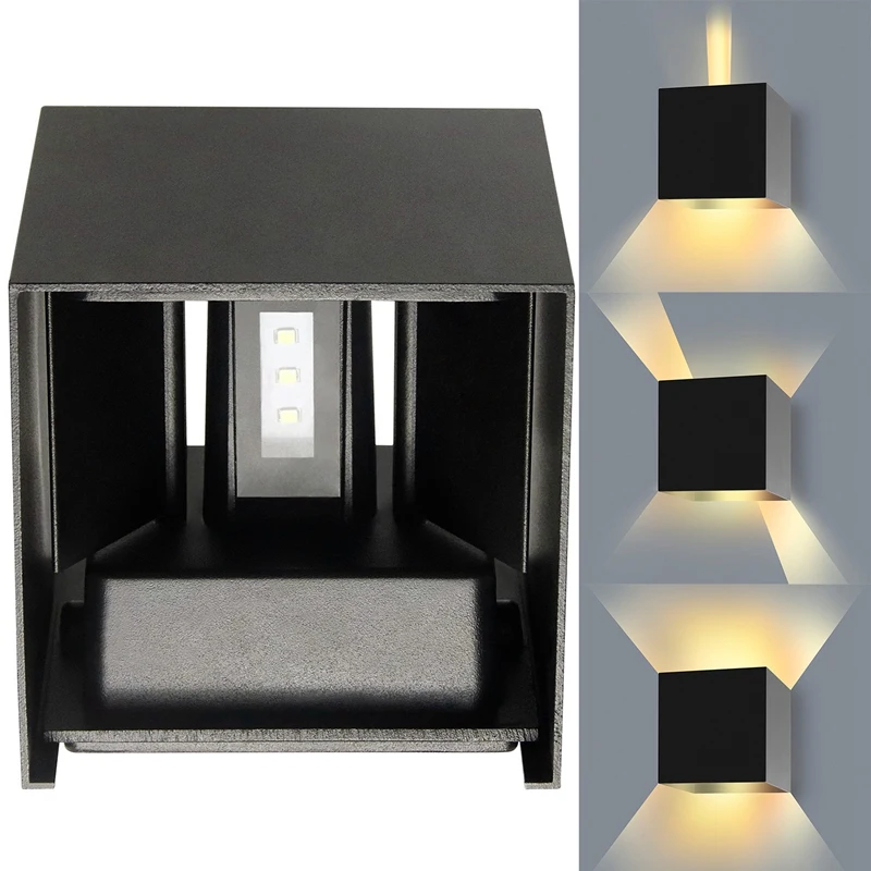 Outside Wall Lights, LED Aluminum Up Down Lights IP65 Waterproof Square Wall Lamp Adjustable Beam For Indoor Balcony
Outside Wall Lights, LED Aluminum Up Down Lights IP65 Waterproof Square Wall Lamp Adjustable Beam For Indoor Balcony