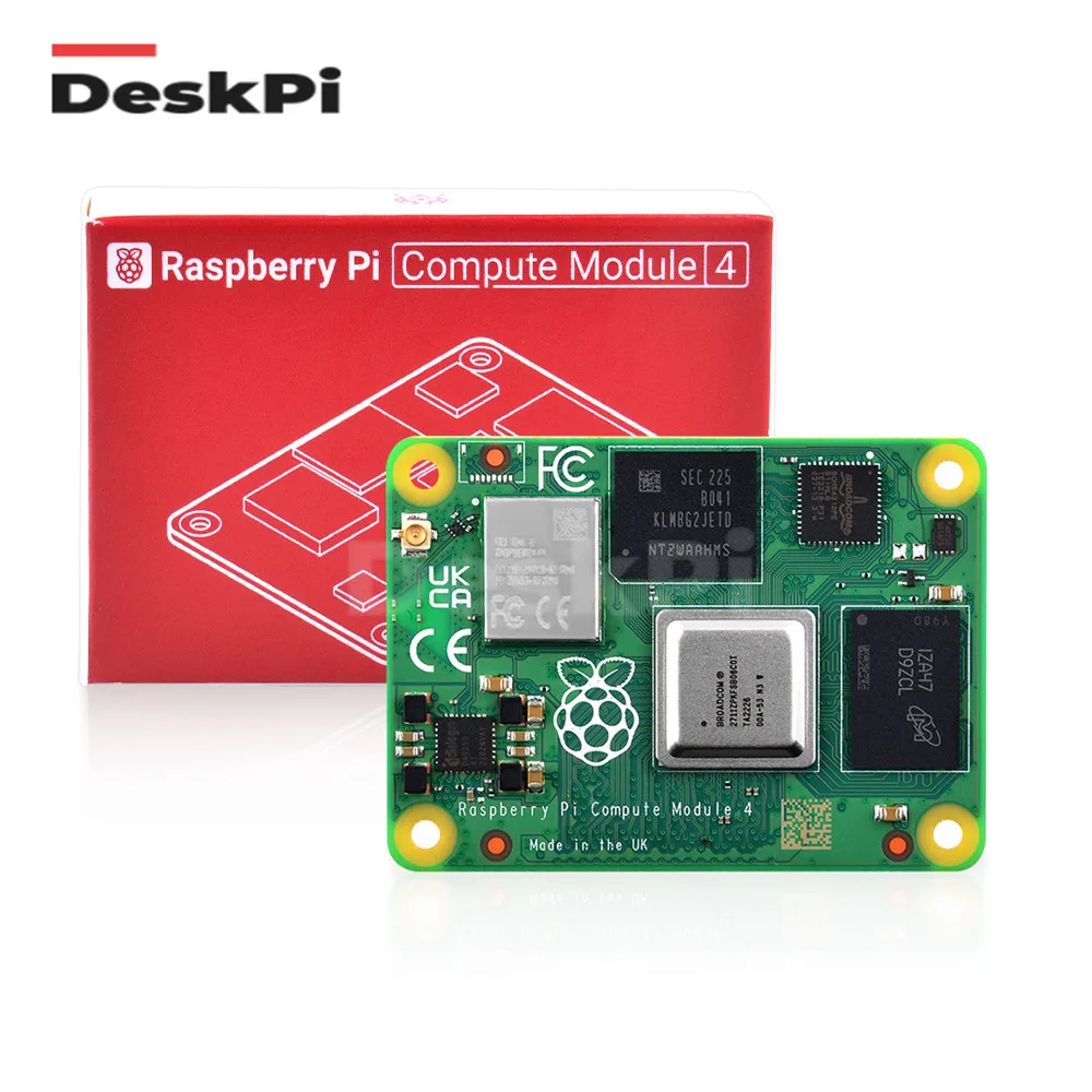 

DeskPi Raspberry Pi CM4108032,8 Гб ОЗУ 32 Гб eMMC, 2,4/5,0 ГГц Wi-Fi и Bluetooth 5,0
