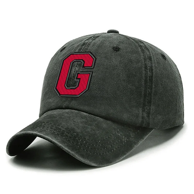 New Vintage Washed Cotton double color letter G Embroidery Baseball Cap For Men Women Dad Hat golf Snapback Cap Dropshipping
New Vintage Washed Cotton double color letter G Embroidery Baseball Cap For Men Women Dad Hat golf Snapback Cap Dropshipping
