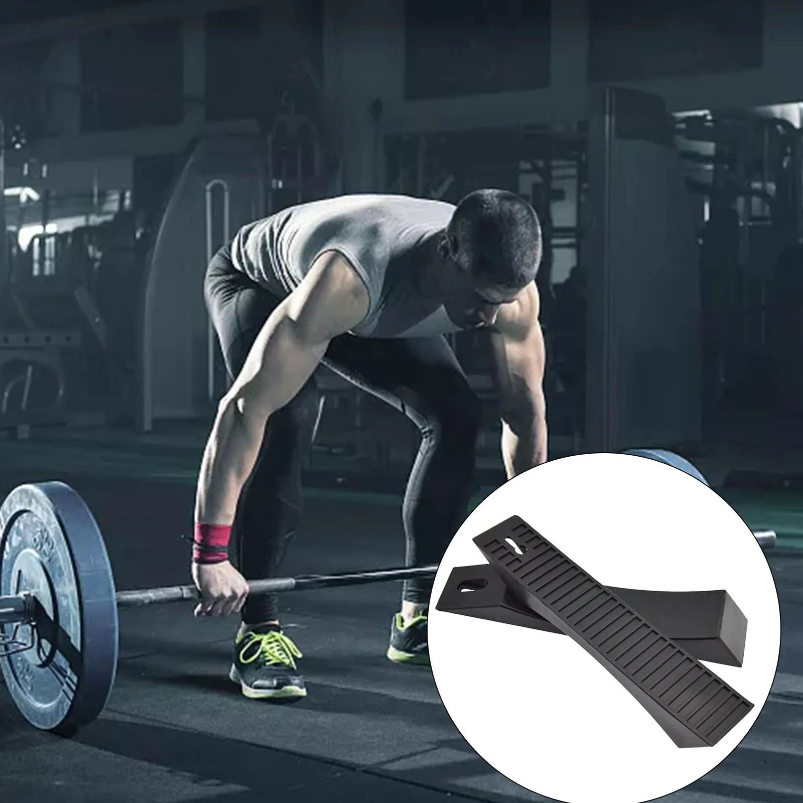 Brand New Deadlift Wedge Weightlifting Barbell Jack Barbell Plate Changing Pads Barbell Gasket Gasket Changer Red
Brand New Deadlift Wedge Weightlifting Barbell Jack Barbell Plate Changing Pads Barbell Gasket Gasket Changer Red