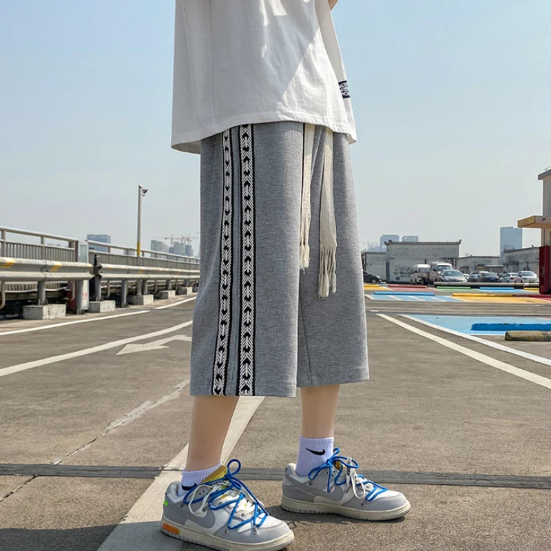 Pants Men Calf-length Trouser Male Summer Thin Korean Style Loose Straight Fashion Simple All-match Young Casual Pockets Chic
Pants Men Calf-length Trouser Male Summer Thin Korean Style Loose Straight Fashion Simple All-match Young Casual Pockets Chic