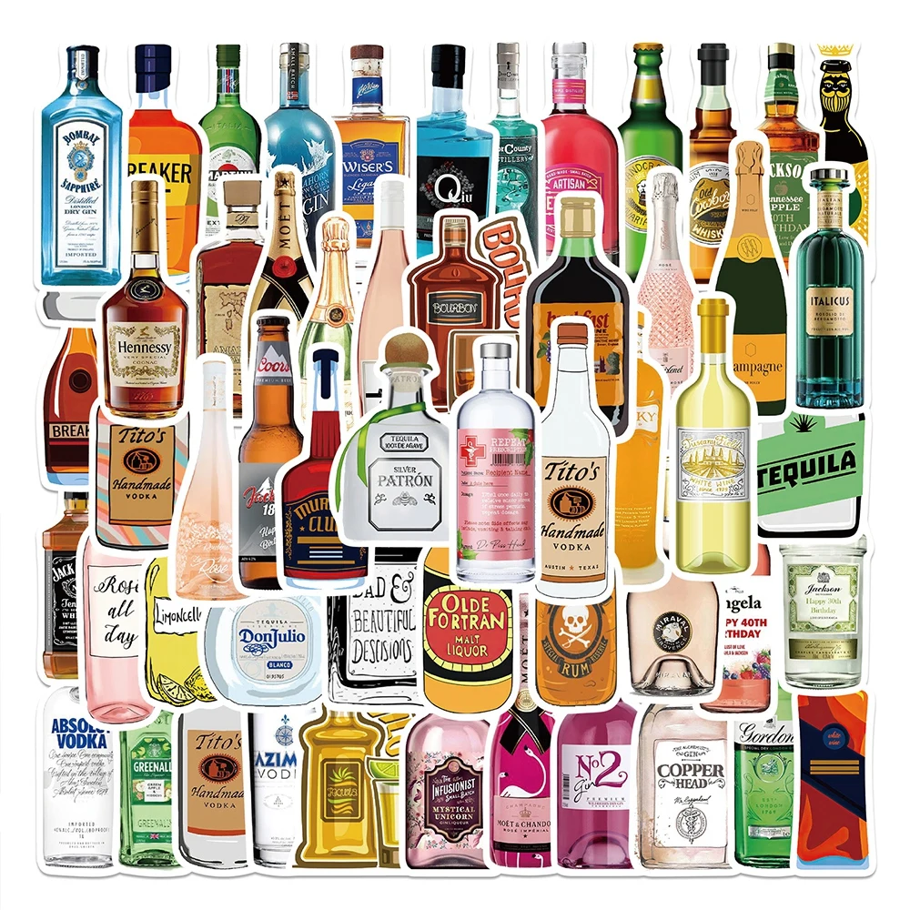 50pcs Funny Beer Wine Champagne Stickers For Fridge Scrapbooking Stationery Aesthetic Sticker Craft Supplies Small Gifts
50pcs Funny Beer Wine Champagne Stickers For Fridge Scrapbooking Stationery Aesthetic Sticker Craft Supplies Small Gifts