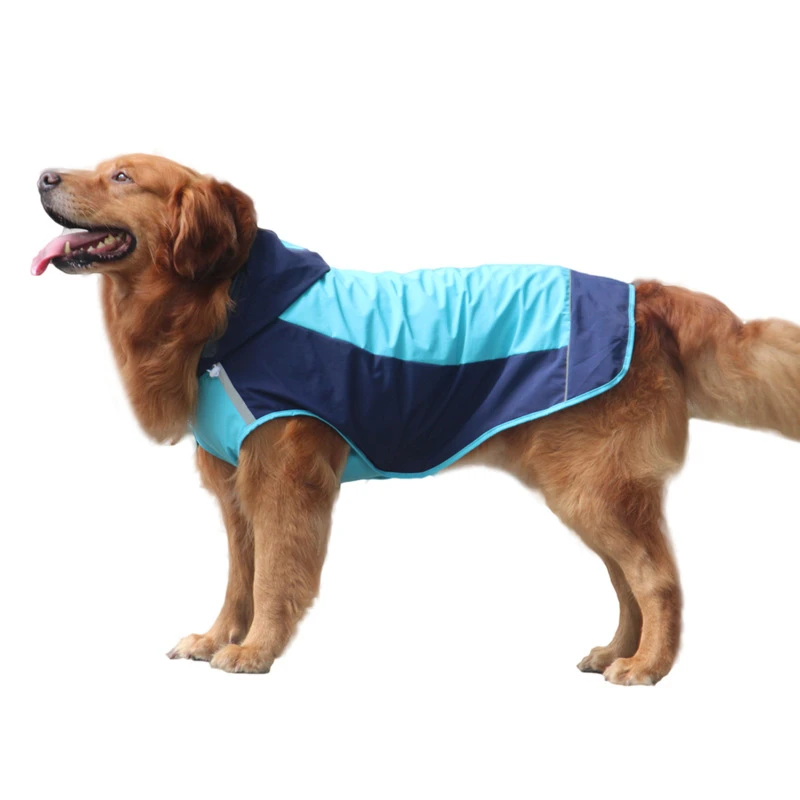 Outdoor Waterproof Dog Jacket Reflective Breathable Color Matching Pet Dog Raincoat Hooded Coat For Medium Dogs Large Dogs
Outdoor Waterproof Dog Jacket Reflective Breathable Color Matching Pet Dog Raincoat Hooded Coat For Medium Dogs Large Dogs