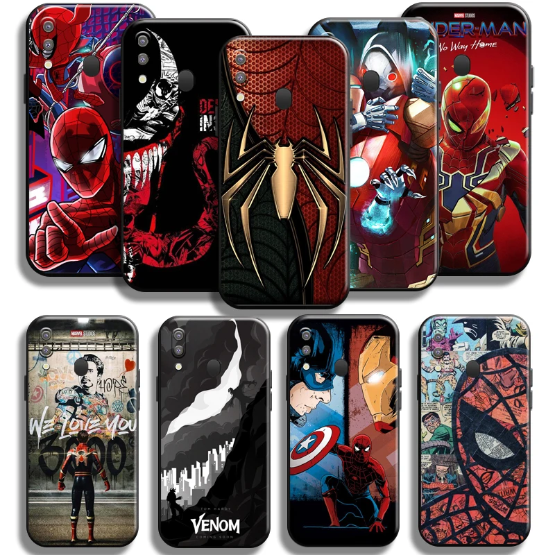 Spiderman Venom Iron Man For Samsung Galaxy M20 Phone Case Shell Shockproof Liquid Silicon Cover Coque Funda Full Protection
Spiderman Venom Iron Man For Samsung Galaxy M20 Phone Case Shell Shockproof Liquid Silicon Cover Coque Funda Full Protection
