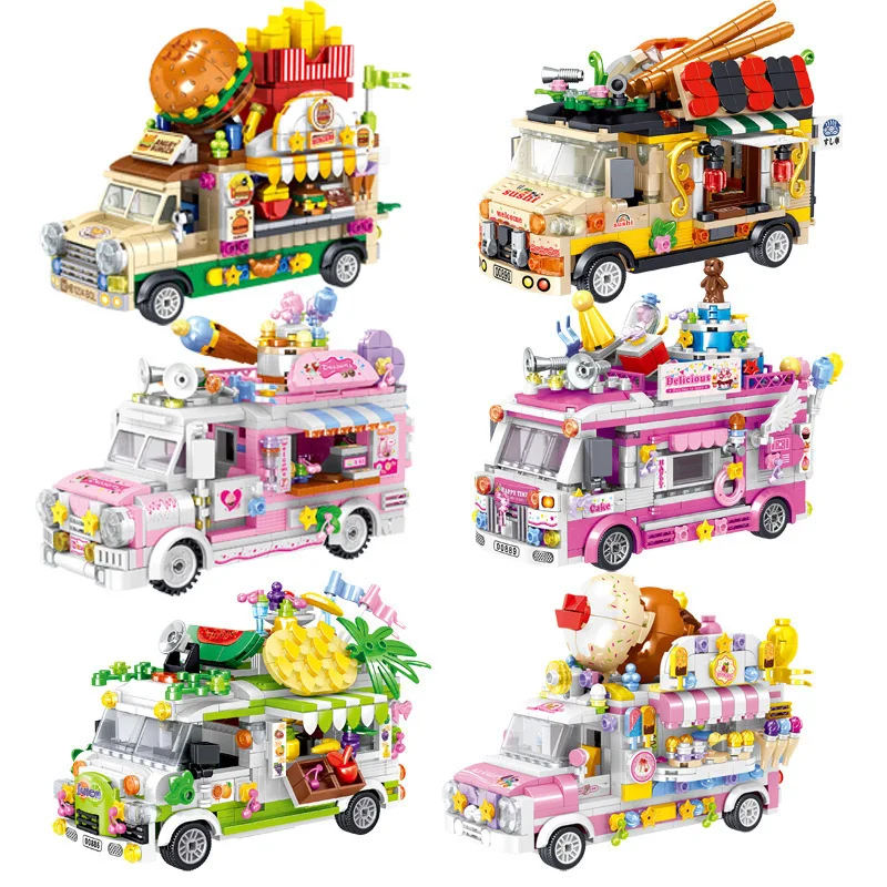 City Mini Street View Girl Ice Cream Car Model Building Blocks Friends Burger Snack Bar Building Blocks Toys For Children
City Mini Street View Girl Ice Cream Car Model Building Blocks Friends Burger Snack Bar Building Blocks Toys For Children