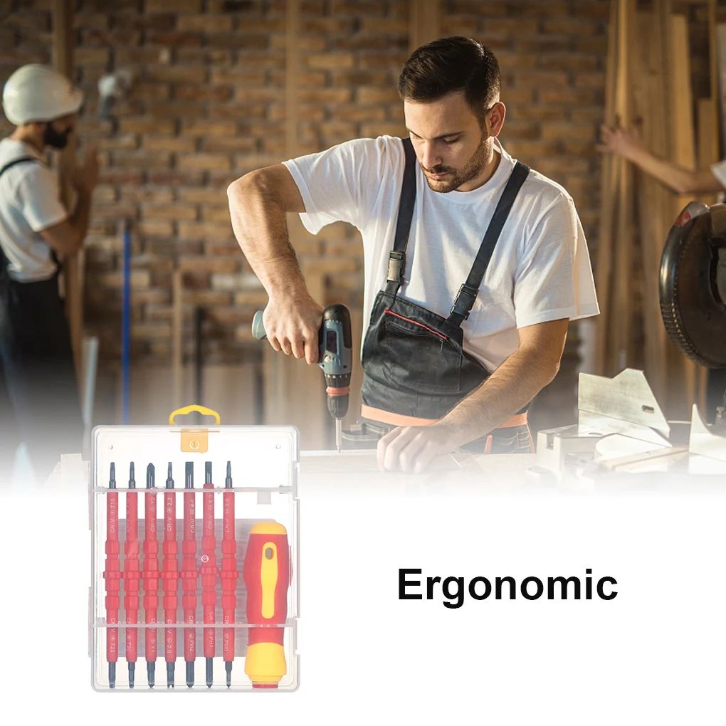 Alloy Steel Screwdriver Set Dual-Headed Hand Electrician Craftsman Tool Multi-Screwdriver Interchangeable Accessories
Alloy Steel Screwdriver Set Dual-Headed Hand Electrician Craftsman Tool Multi-Screwdriver Interchangeable Accessories