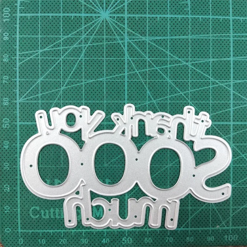 Thank You So Much Letter Metal Cutting Dies 2022 New Scrapbooking Craft Album Stamps Embossing For Card Making Stencil Frame
Thank You So Much Letter Metal Cutting Dies 2022 New Scrapbooking Craft Album Stamps Embossing For Card Making Stencil Frame