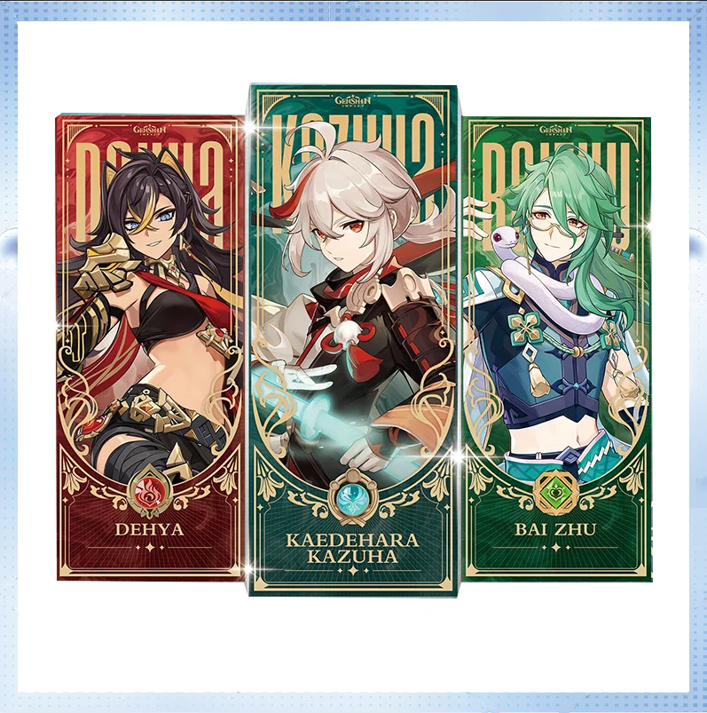 Коллекция карточных игр Genshin Impact, Klee, нахида, алхайтам, байчжу, реквизит для косплея, аниме, Карта Таро, Фотокарта, игрушка в подарок
Коллекция карточных игр Genshin Impact, Klee, нахида, алхайтам, байчжу, реквизит для косплея, аниме, Карта Таро, Фотокарта, игрушка в подарок