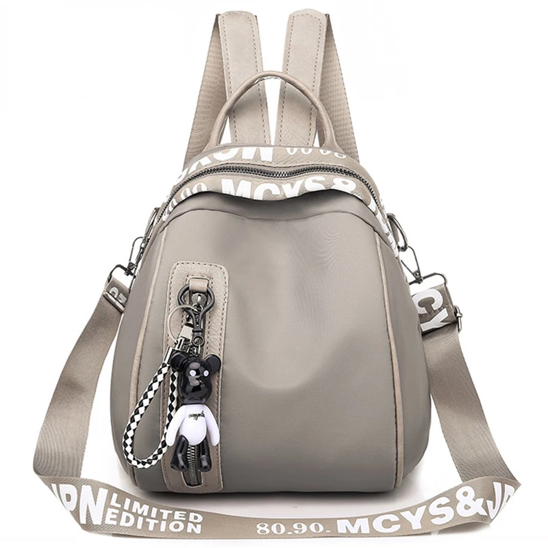 New Waterproof Nylon Women Backpack Zipper School Bags For Teenagers Girls Small Pendant Backpack Female Multifunction Rucksack
New Waterproof Nylon Women Backpack Zipper School Bags For Teenagers Girls Small Pendant Backpack Female Multifunction Rucksack