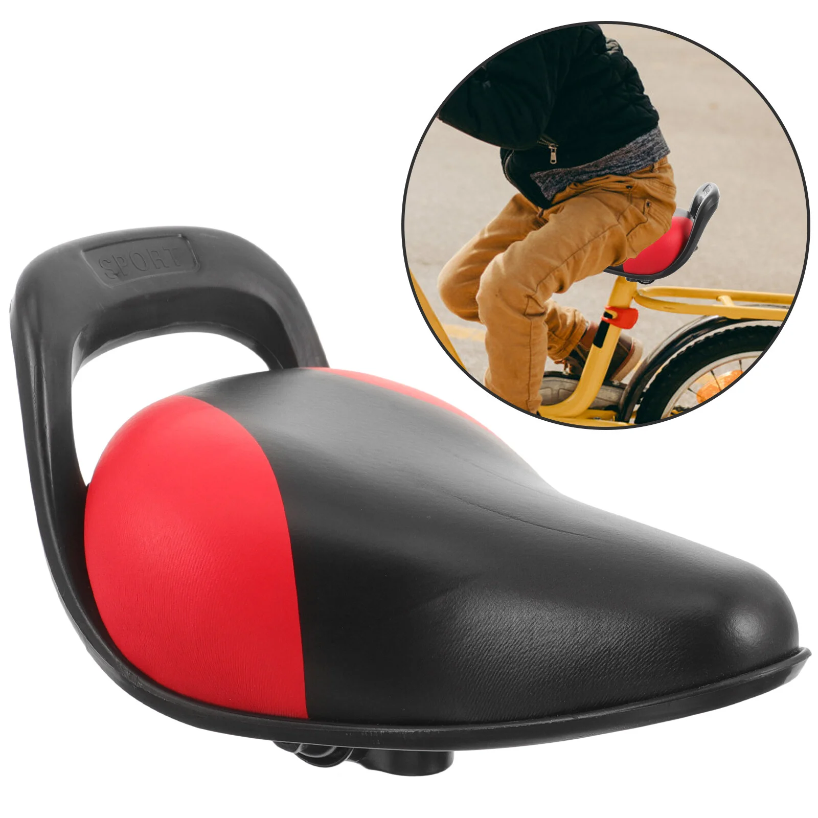Saddle High Elasticity Backseat Bike Seats Accessories For Adult And Teens Mountain 
Saddle High Elasticity Backseat Bike Seats Accessories For Adult And Teens Mountain
