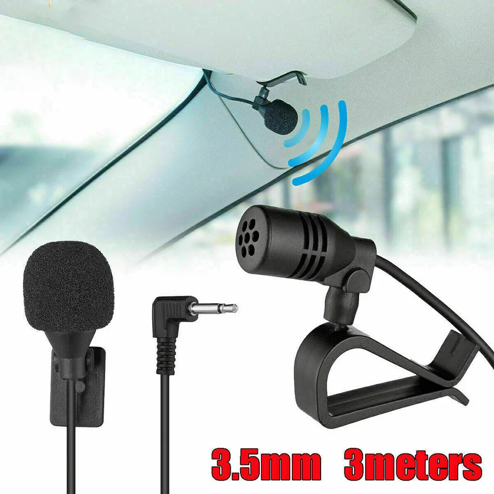 3.5mm Jack Stereo Car Radio Microphone External Microphone For Car Radio Cell Phone Laptop Car Electronics Accessories
3.5mm Jack Stereo Car Radio Microphone External Microphone For Car Radio Cell Phone Laptop Car Electronics Accessories