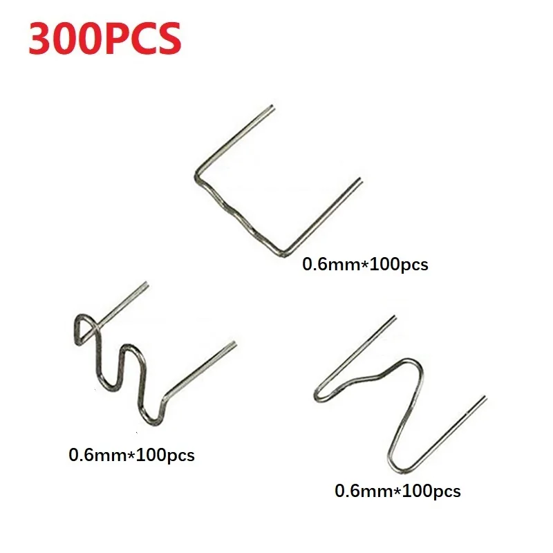 300PCS 0.6/0.8mm Hot Stapler Staples For Plastic Welder/Car Bumper Repair Kit Welding Studs Nail For Machine Accessories
300PCS 0.6/0.8mm Hot Stapler Staples For Plastic Welder/Car Bumper Repair Kit Welding Studs Nail For Machine Accessories