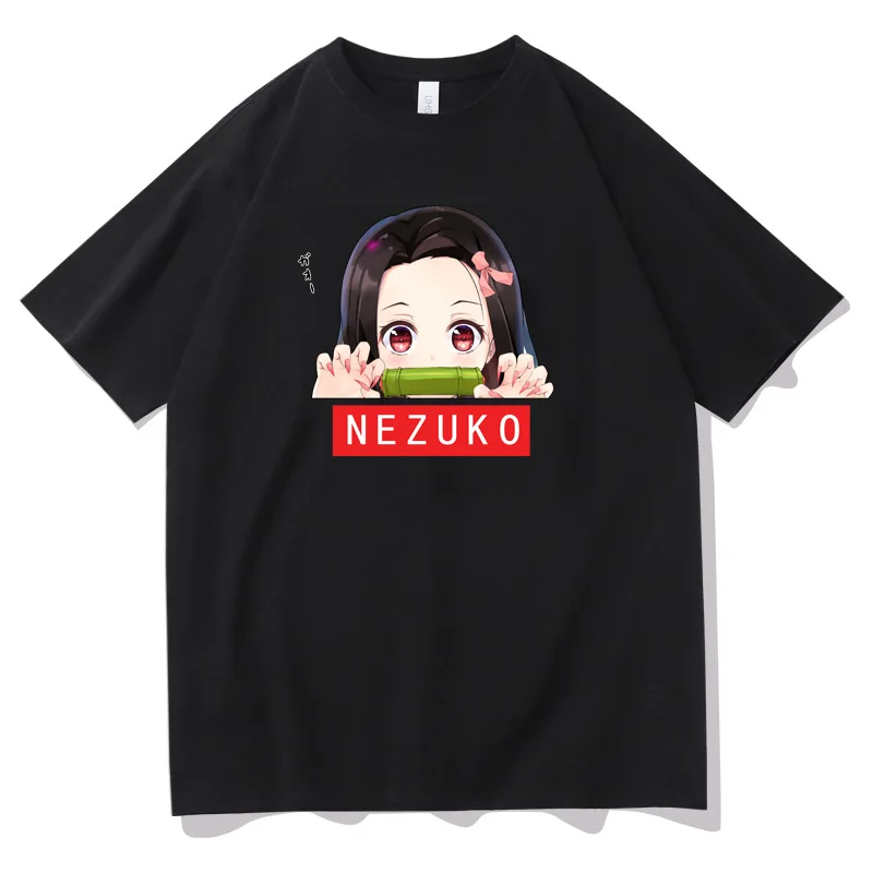 Топ с рассеивателем демонов, футболка Nezuko, летний Свободный Топ унисекс с коротким рукавом в стиле аниме
Топ с рассеивателем демонов, футболка Nezuko, летний Свободный Топ унисекс с коротким рукавом в стиле аниме