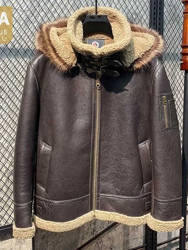 Men Plus Size 7XL Coats Winter Sheep Shearling Overcoat Thick Warm Real Fur Lining Jacket Hoodie Pilot Genuine Leather Jacket
Men Plus Size 7XL Coats Winter Sheep Shearling Overcoat Thick Warm Real Fur Lining Jacket Hoodie Pilot Genuine Leather Jacket
