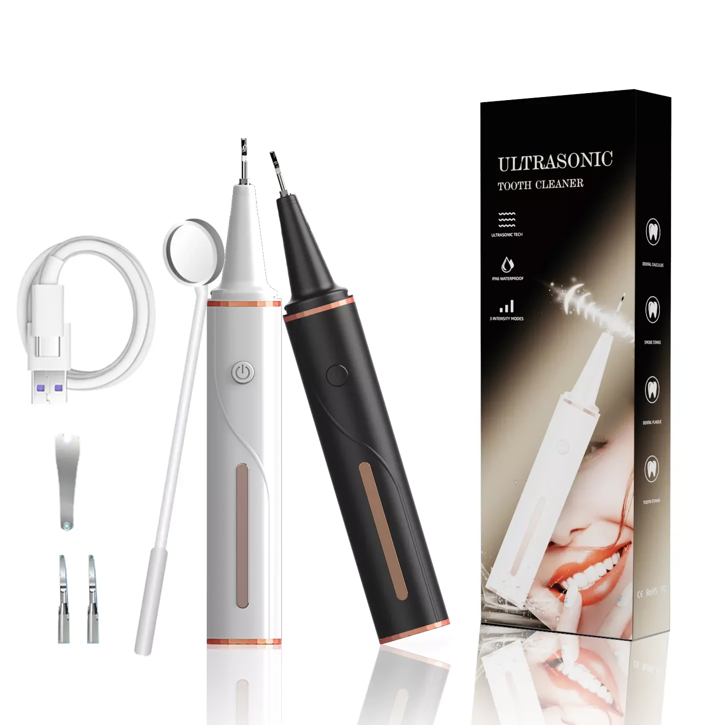 Visible Ultrasonic Dental Scaler Oral Calculus Plaque Tartar Stain Remover Clean LED Electric Sonic Tooth Whitening Home Tools
Visible Ultrasonic Dental Scaler Oral Calculus Plaque Tartar Stain Remover Clean LED Electric Sonic Tooth Whitening Home Tools