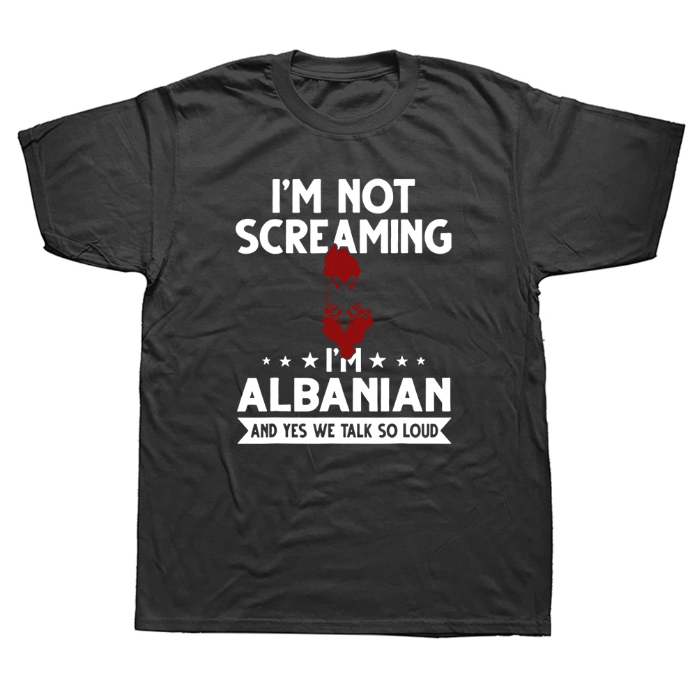 Funny I'm Not Screaming I'm Albanian Albania Gift T Shirts Graphic Cotton Streetwear Short Sleeve Harajuku T-shirt
Funny I'm Not Screaming I'm Albanian Albania Gift T Shirts Graphic Cotton Streetwear Short Sleeve Harajuku T-shirt