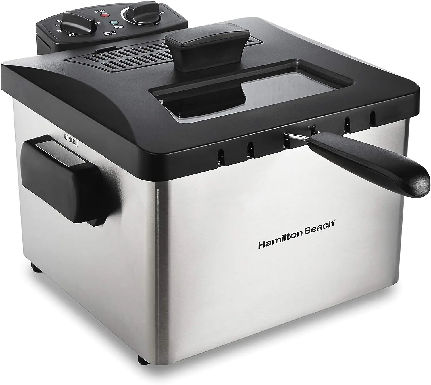 Style Deep Fryer, XL Frying Basket, Lid with View Window, 1800 Watts, 19 Cups / 4.5 Liters Oil Capacity, Stainless Steel (35035
Style Deep Fryer, XL Frying Basket, Lid with View Window, 1800 Watts, 19 Cups / 4.5 Liters Oil Capacity, Stainless Steel (35035