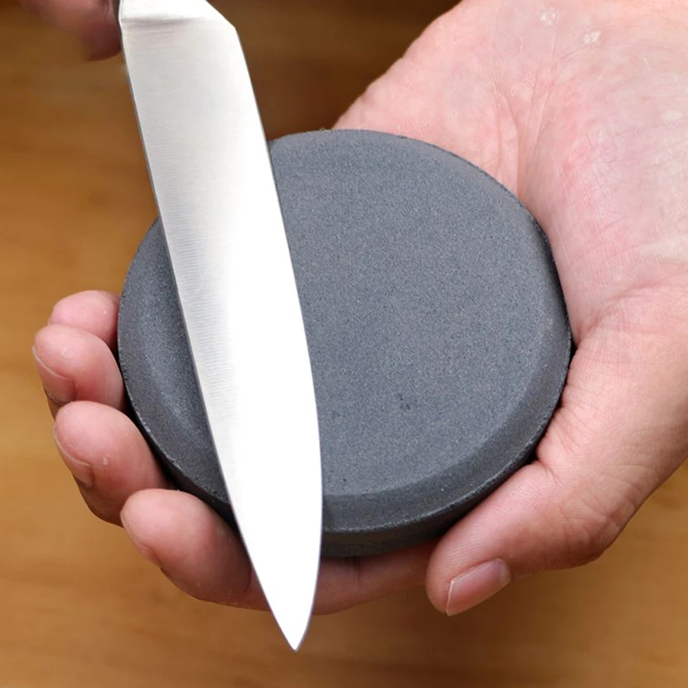 120/280# Or 240/400# Household Knife Whetstone Round Axe Sharpening Stone Hand Dual Grit Kitchen Tool
120/280# Or 240/400# Household Knife Whetstone Round Axe Sharpening Stone Hand Dual Grit Kitchen Tool