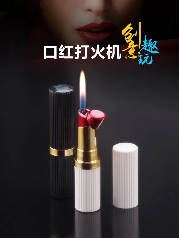 Cylindrical Lipstick Cigarette Lighter Butane Inflatable Open Flame Personality Lighter Ladies Birthday Gift Outdoor Survival
Cylindrical Lipstick Cigarette Lighter Butane Inflatable Open Flame Personality Lighter Ladies Birthday Gift Outdoor Survival
