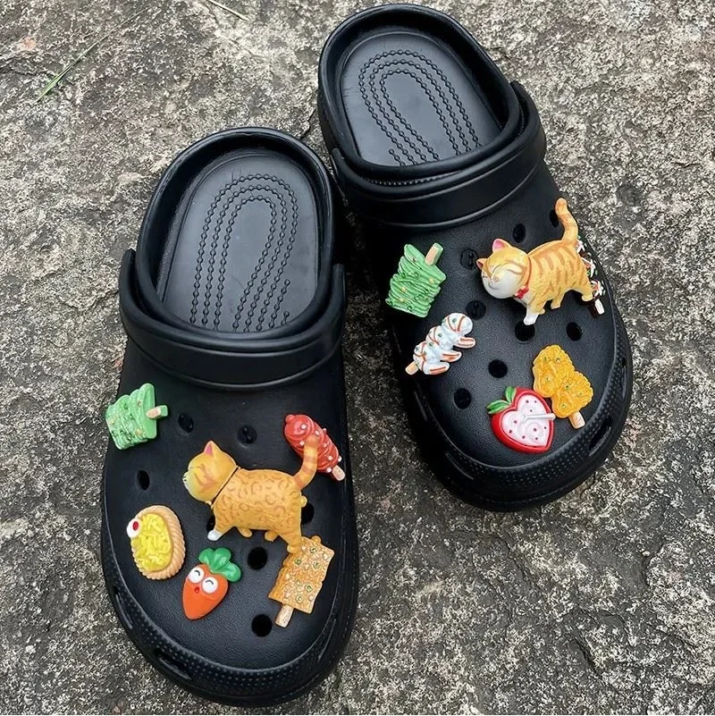Cartoon Cat Croc Charms Hole Shoes Flower Sandals Buckle Decorative Accessories Fashion Cartoon Sandals Parts Set Japan Style
Cartoon Cat Croc Charms Hole Shoes Flower Sandals Buckle Decorative Accessories Fashion Cartoon Sandals Parts Set Japan Style