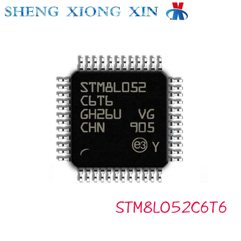 100% Brand New 5pcs/Lot STM8L052C6T6 LQFP-48 8-Bit Microcontroller -MCU STM8L052 Integrated Circuit
100% Brand New 5pcs/Lot STM8L052C6T6 LQFP-48 8-Bit Microcontroller -MCU STM8L052 Integrated Circuit