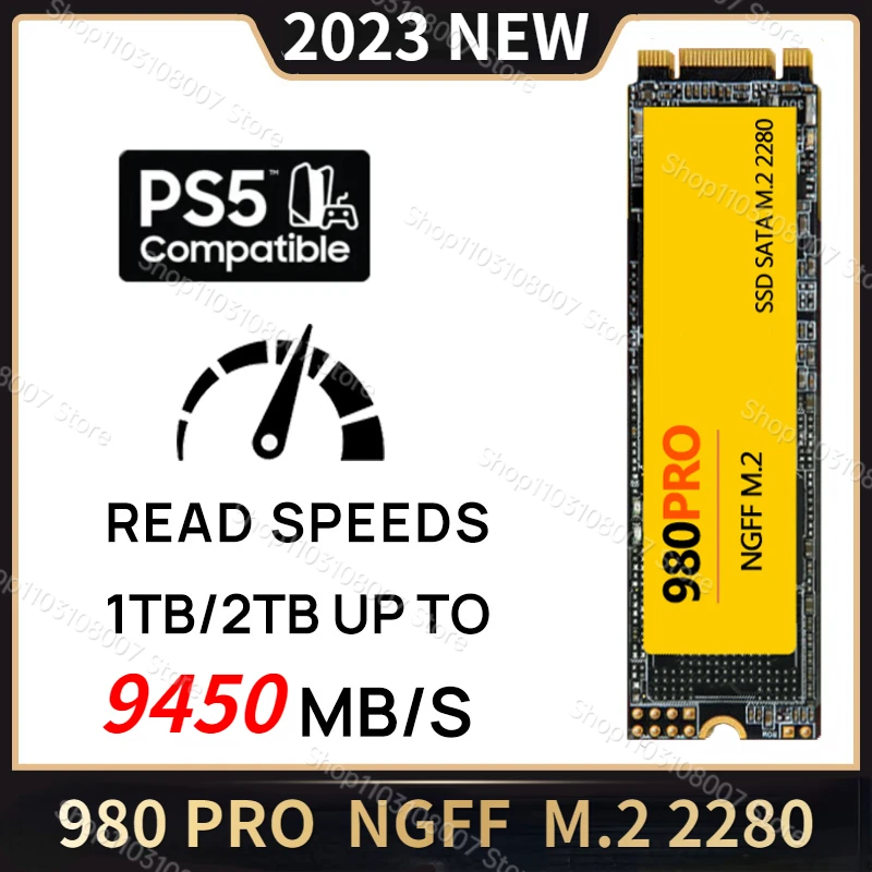 

990 Pro SSD Sata 4TB 2TB 1TB NVMe PCIe 4.0 M.2 2280 Disk Drives for PS5 PlayStation5 Laptop Mini PC Notebook Gaming Computer