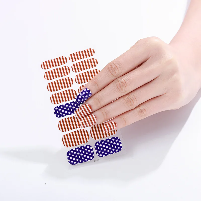 8 Pairs of Nail Stickers Waterproof Checkerboard Rainbow Bronzing Light Luxury Style Big-name Cartoon Love
8 Pairs of Nail Stickers Waterproof Checkerboard Rainbow Bronzing Light Luxury Style Big-name Cartoon Love