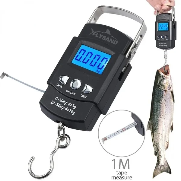 Electronic Scale 110lb/50kg with Measuring Tape Electronic Balance Digital Fishing Hanging Hook Scale Fishing Gifts
Electronic Scale 110lb/50kg with Measuring Tape Electronic Balance Digital Fishing Hanging Hook Scale Fishing Gifts