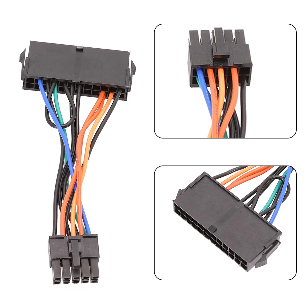 

ATX 24P To 10P 24pin To 10pin PSU Power Supply Cable Replace 10cm 24P To 10P 10-Pin Power Cable Conversion Wiring