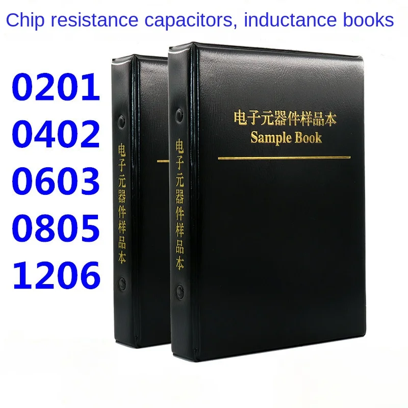 SMD Resistor Capacitor Sample Book: 0201 0402 0603 0805 1206 - Capacitor Resistor Kit Assorted Components
SMD Resistor Capacitor Sample Book: 0201 0402 0603 0805 1206 - Capacitor Resistor Kit Assorted Components