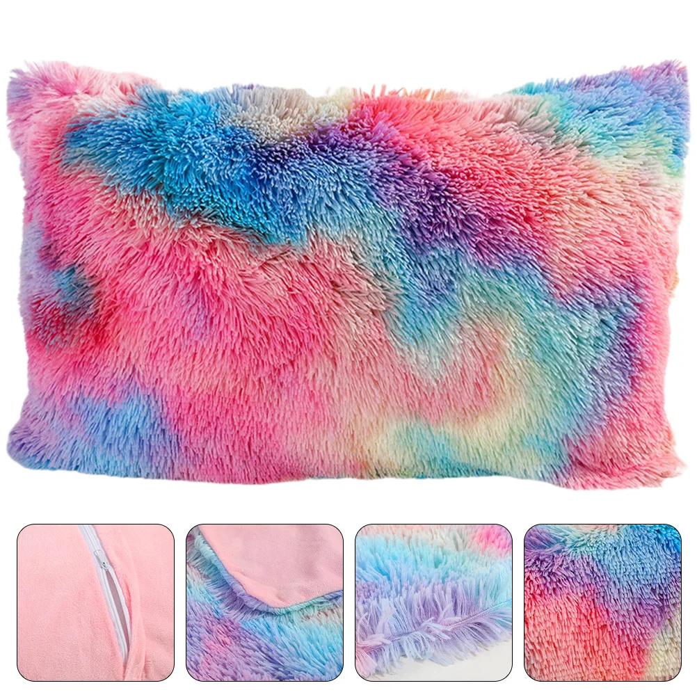 Pillow Rainbowpillows Throw Cover Covers Pillowcase Satin Fluffy Couch Faux Fur Haircase Plush Decorative Breathable
Pillow Rainbowpillows Throw Cover Covers Pillowcase Satin Fluffy Couch Faux Fur Haircase Plush Decorative Breathable