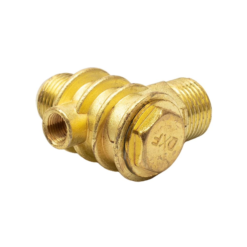 Air Compressor 3-Port Check Valves Brass Male-Threaded Workshop Replacement Check Valves Connector Tools 20x19x10mm
Air Compressor 3-Port Check Valves Brass Male-Threaded Workshop Replacement Check Valves Connector Tools 20x19x10mm