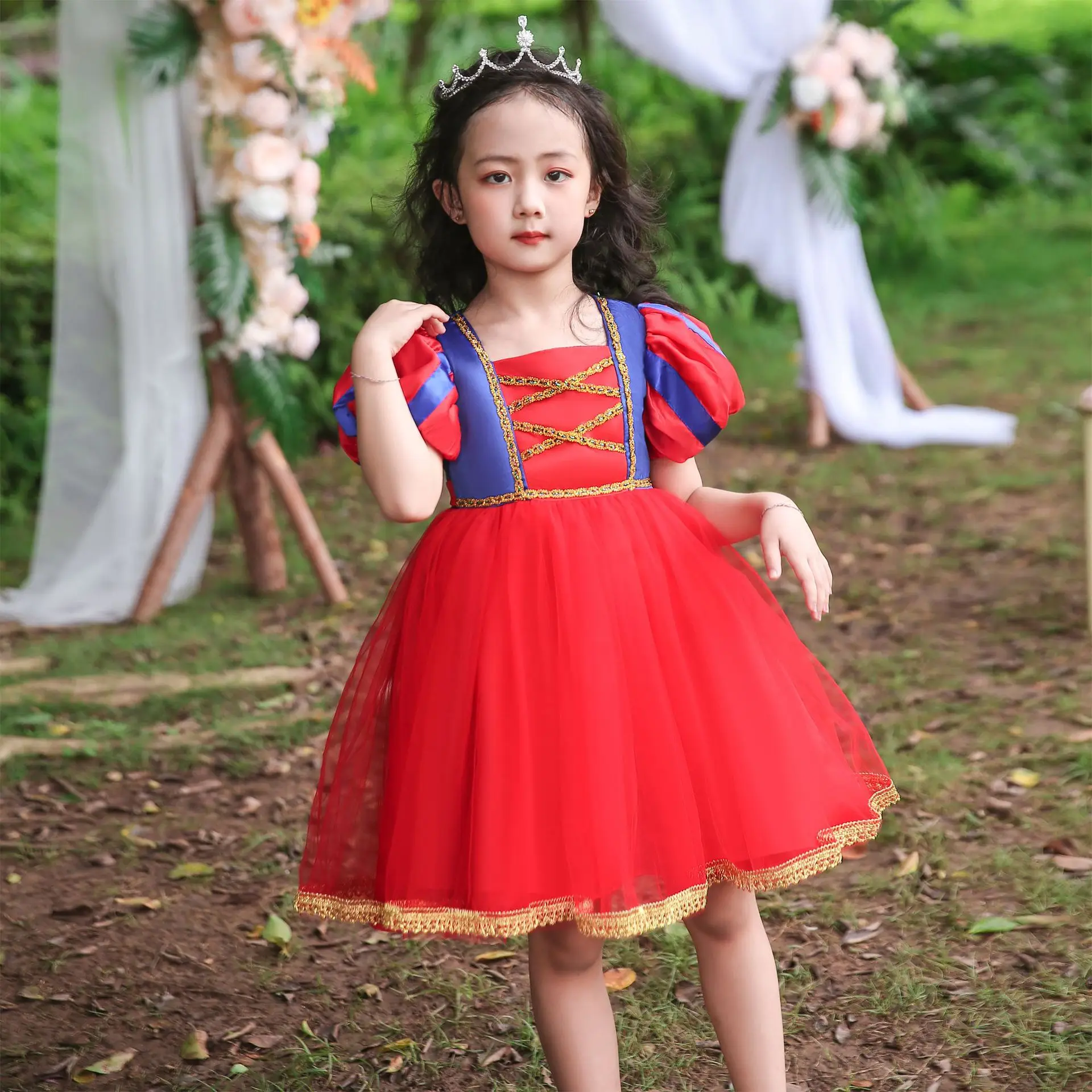 Flower Girls Dresses Fashion Puff Sleeve Mesh Ball Gowns Kids Clothing Birthday Party Evening Dress 12 Years Children Prom Dress
Flower Girls Dresses Fashion Puff Sleeve Mesh Ball Gowns Kids Clothing Birthday Party Evening Dress 12 Years Children Prom Dress