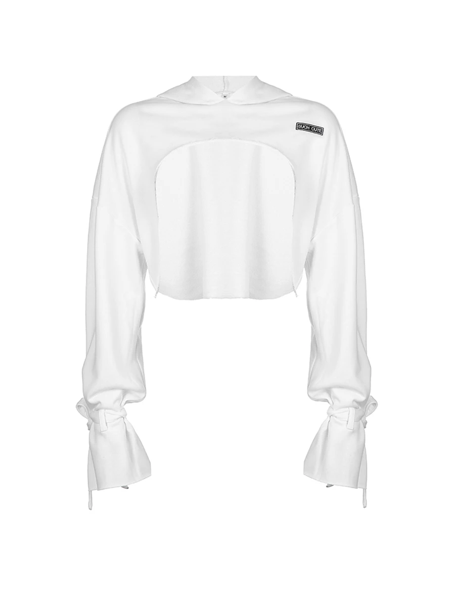 Women Letter Embroidery Y2K Crop Hooded Sweatshirt Long Sleeve Irregular Pullover Short Shrug Top
Women Letter Embroidery Y2K Crop Hooded Sweatshirt Long Sleeve Irregular Pullover Short Shrug Top